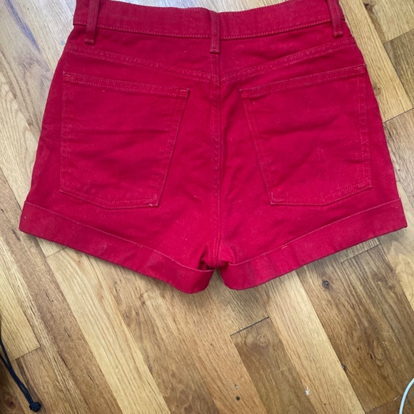 High waist AA cuff shorts - Picture 2 of 5
